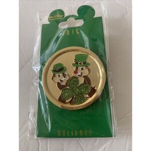 Disney WDI Chip and Dale Coin St. Patrick's Day 2015 LE 250 Cast Exclusive Pin